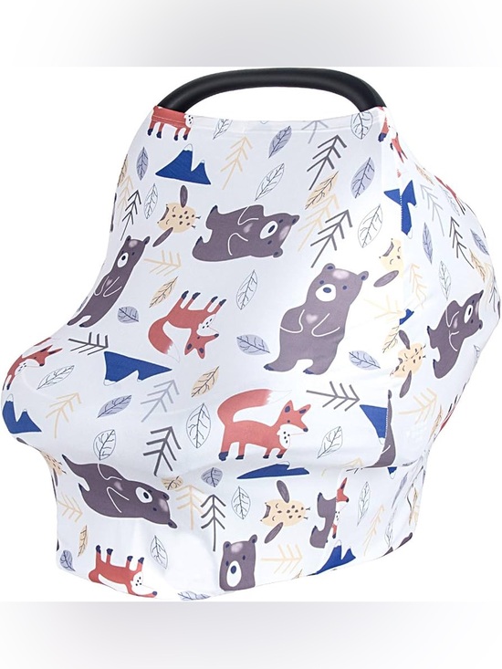 MHOMER Other - Woodland Friends Baby Car Seat Cover